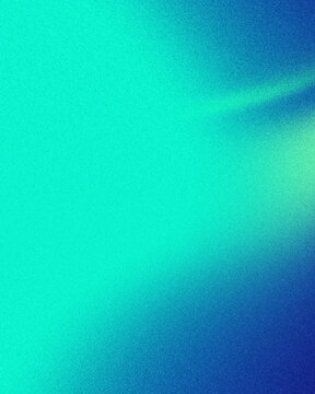 Abstract vertical cyan mint green and royal blue background teal black color grainy texture gradient web header banner design copy space template
