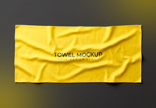 Towel Mockup Template