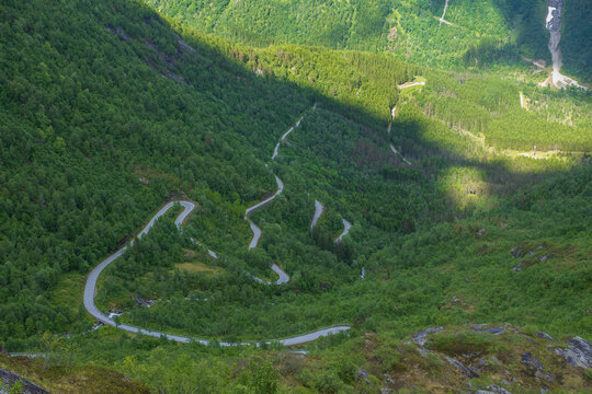 Gaularfjellsvegen, Gaular, Norway