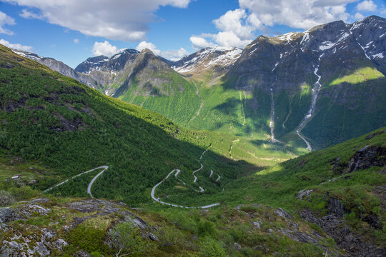 Gaularfjellsvegen, Gaular, Norway