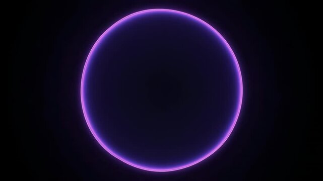 Cell division growing spherical shape during scientific research with glowing purple outline