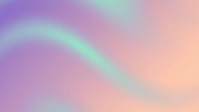 Soft pastel gradient background with gentle waves of purple, teal, and peach colors creating a dreamy and ethereal