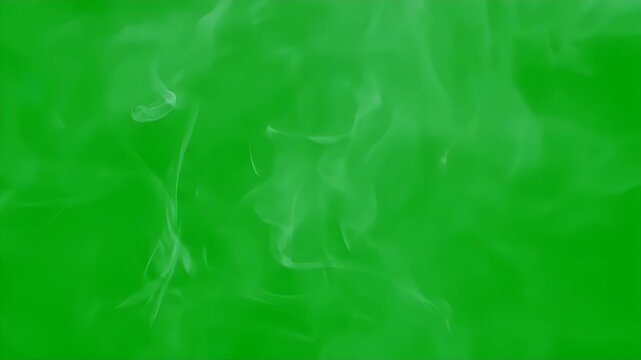 Main Subject Adjectives Vibrant Green Background Scene With Small White Clouds