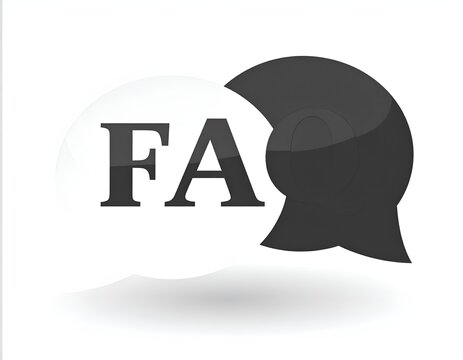 FAQ Frequently Asked Questions Speech Bubble Icon Graphic Illustration