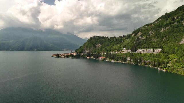 Aerial Footage &ndash; Lake Como, Italian Lakes, Italy