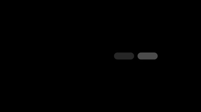 Minimal Rectangular Block Loading Animation with Progressive White UI Segments Seamless Loop on Transparent Alpha Channel for Modern Interface Design 4K
