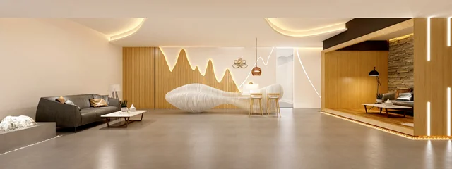 3D RENDER LUXURY BUILDING RECEPTION LOBBY HALL ENTRANCE © murattellioglu