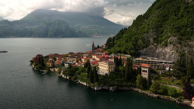 Aerial Footage &ndash; Lake Como, Italian Lakes, Italy