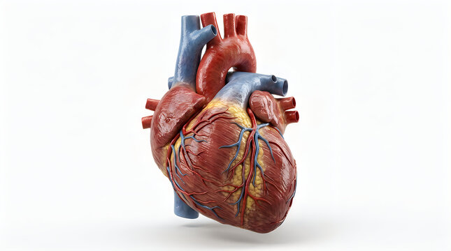 Anatomical human heart model for medical education