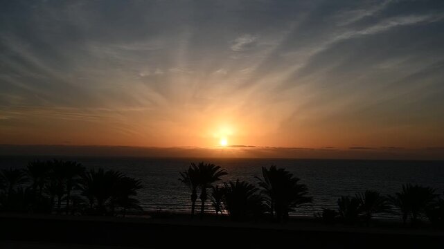 Sonnenaufgang bei Fuerteventura