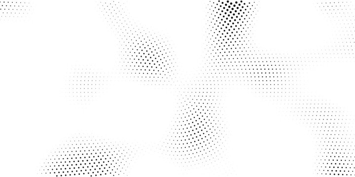 Abstract halftone dotted background. Monochrome pattern with dot and circles. Vector modern pop art texture for posters, sites, business cards, cover postcards, interior design, labels, stickers.