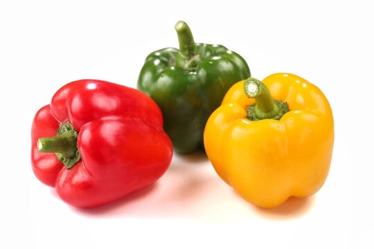 fresh colorful paprika or bell pepers