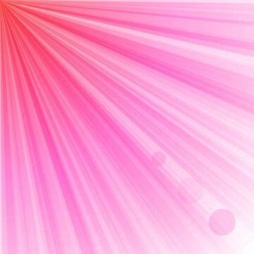 Abstract pink light rays burst background