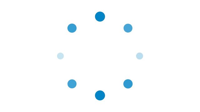 Blue Dots Loading Screen Loop