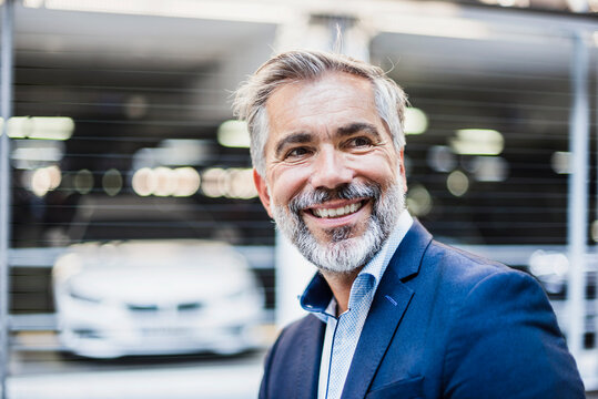 Portrait of smiling businessman