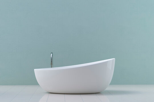 Modern bathtub, 3D Rendering