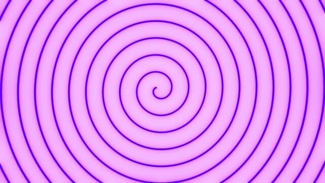 purple concentric circles, spiral design, hypnotic effect, loop, endless, rhythm