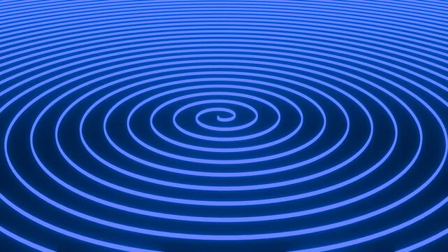 blue concentric rings, digital waves, ripple effect, motion blur, hypnotic spiral, technology background, futuristic design, seamless pattern, creative vector art