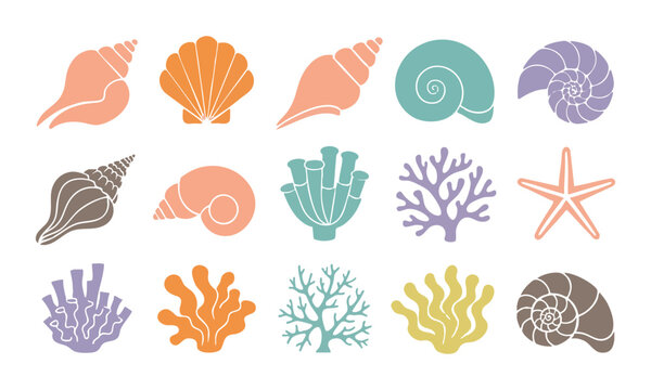 Ocean Nature Decorative Collection.
