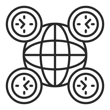 Time zone Icon