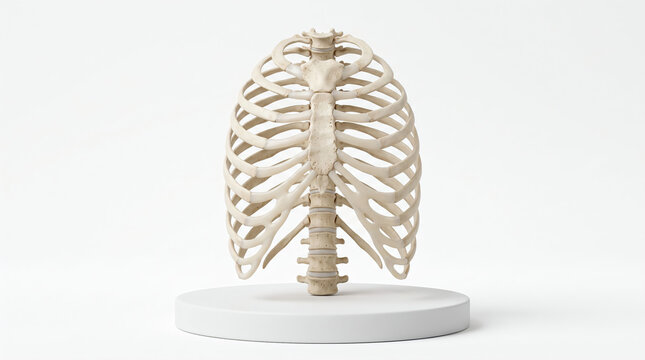 Anatomically Accurate Human Rib Cage Model for Medical Education