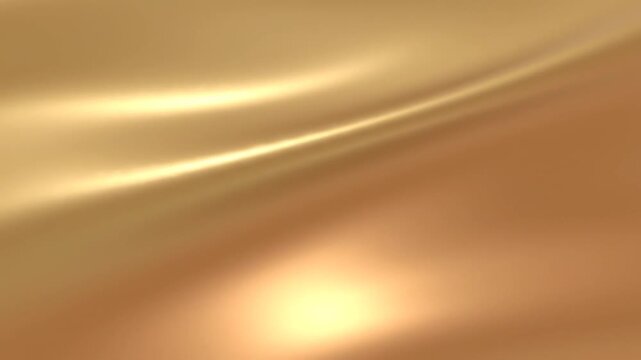 Luxurious smooth gold metallic wavy satin texture