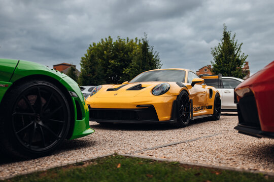 Porsche 911 GT3 2025 at the parking of hotel