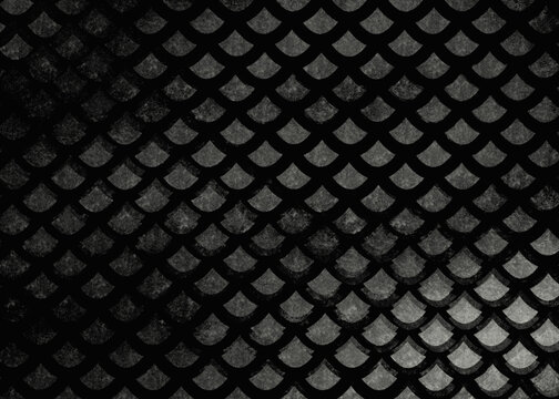 Dark textured background with scale or wave pattern