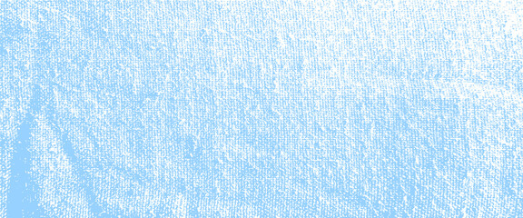 Obraz premium Soft sky blue grunge fabric weave texture with distressed noise pattern, ideal for spa branding, baby boy stationery, gentle print overlays and calm packaging design