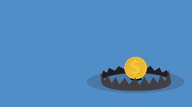 Money Scam Fraud and Financial Crime Concept