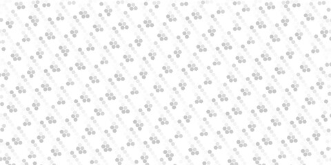 Fototapeta premium Minimalist White Hexagon Pattern Vector Background with Subtle Grey Geometric Dots and Honeycomb Halftone Texture for Modern Technology Web Landing Page and Presentation