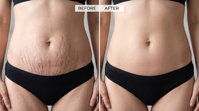Stretch Marks Before and After