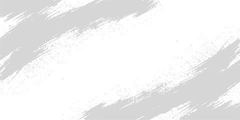 Fototapeta premium Brush Stroke Texture: A clean and minimalist backdrop featuring abstract, distressed brush strokes in a light grey hue, offering a raw and artistic feel suitable for graphic design elements.