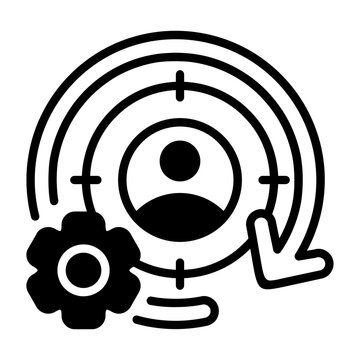 Retargeting Vector Icon