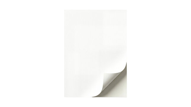 Texture of a single sheet of white paper