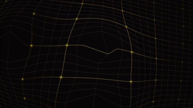 A vibrant digital network visualization illustrating interconnected nodes and dynamic lines representing complex data flows in a futuristic technological environment