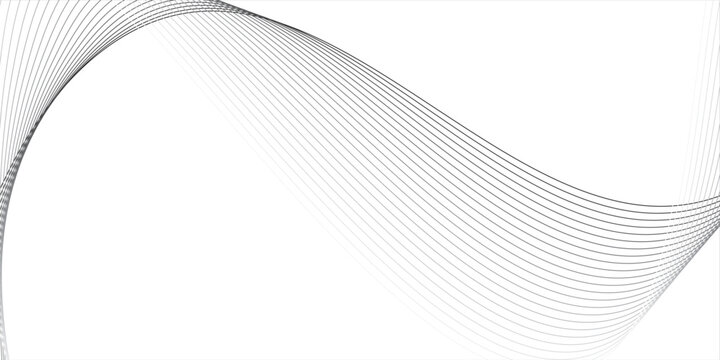 Abstract white background with flowing lines for futuristic concept. Dynamic waves. vector illustration. New Eps