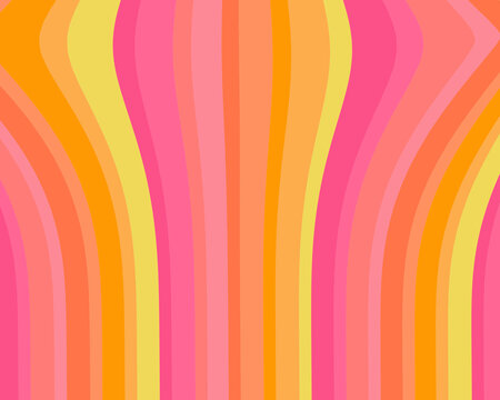 Pink, yellow, orange mixed abstract color wavy textured for Line color wallpaper background with high quality. 
