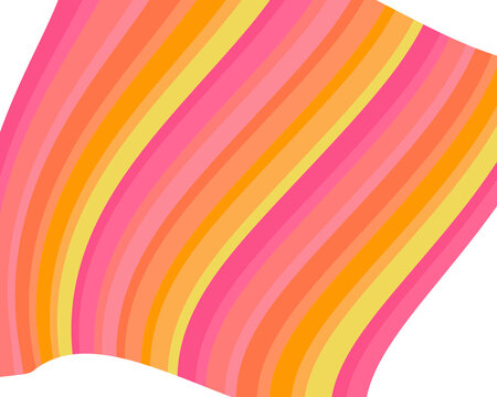 Pink, yellow, orange mixed abstract color wavy textured for Line color wallpaper background with high quality. 