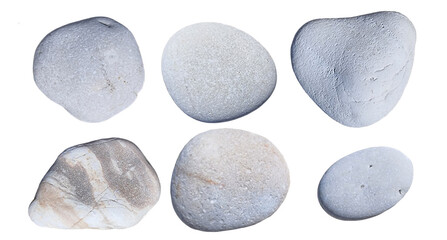 pebble pebbles white isolated rocks from sea and beach for background