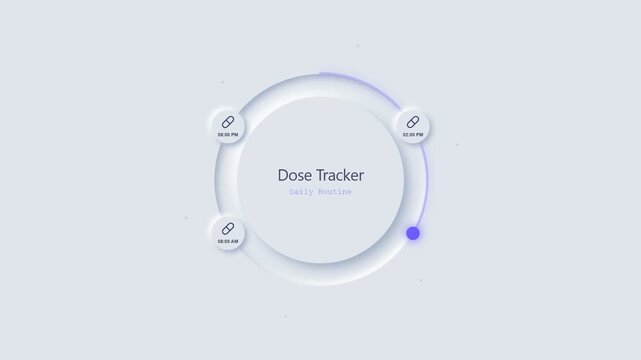 Digital Dose Tracker UI Animation