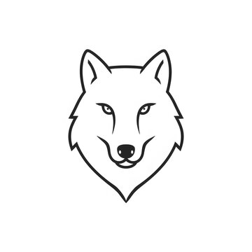 vector illustration of a wolf