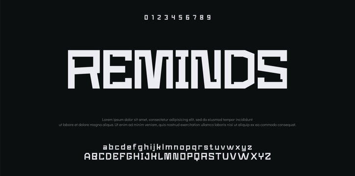REMINDS, Creative alphabet multi-colored font, for your logo design, bright colorful letters A, B, C, D, E, F, G, H, I, J, K, L, M, N, O, P, Q, R, S, T, U, V, W, X, Y, Z, vector illustration 10EPS.