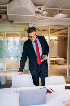 Businessman in the office