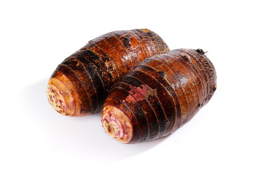 Fresh Lipu Taro Roots from Guangxi China Studio Photography