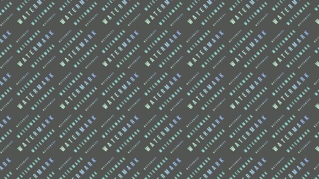 A busy, repeating pattern of 'WATERMARK' in blue text, diagonally oriented on a dark grey background. 
