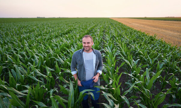 Smiling Farmer Portrait