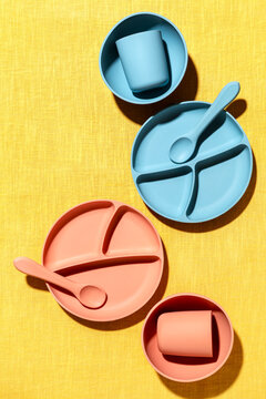 Silicone baby dishware