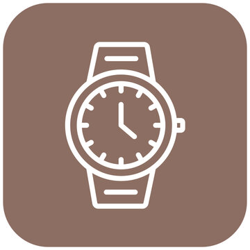 Vector Design Wristwatch Icon Style