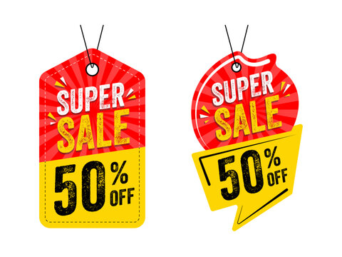 Simple and clean super sale dangler!